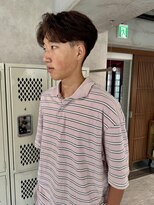 ハイプ マン 藤沢(HYPE MAN)&nbsp;フェザーパーマ毛流れパーマセンターパートニュアンス眉カット