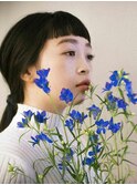 【THREEbyKEEP尾山台】黒髪、お花アレンジ