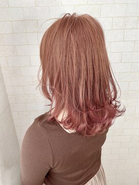 アルマヘア(Alma hair) サーモンピンク♪ベージュ