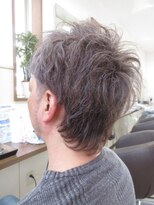 コアフィールフィス(COIFFURE fils)&nbsp;【見附・今町】白髪を活かしたハイトーンウルフ【M3D】