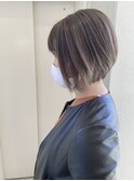 大人かわいい前下がりショートボブ♪
