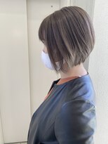 ヘアーデザイン シュシュ(hair design Chou Chou by Yone)&nbsp;大人かわいい前下がりショートボブ♪