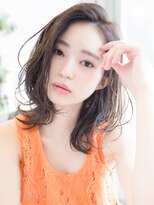 くびれヘアミディアム小顔外ハネ【銀座/銀座駅】