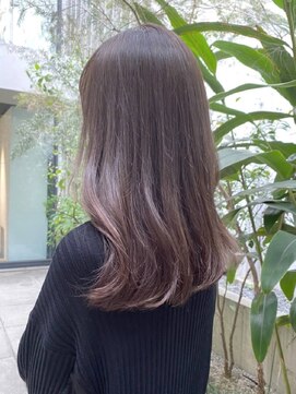 フォンズ(FONS) シアーカラー オリーブベージュ オリーブカラー  くびれミディ