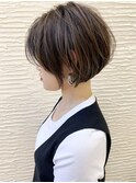 【morio札幌】札幌ショート大人かわいい前下がりショートボブ