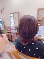 アンジェヘア(Ange-hair) 重軽レイヤーミディスタイル