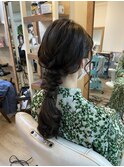 あみおろしポニーヘアアレンジ【立川/ヘアアレンジ/立川/立川】