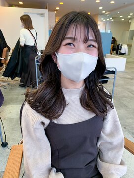 シェノン 武庫之荘(CHAINON) ショコラベージュ/ボブルフ/ベビーバング/カール/髪質改善