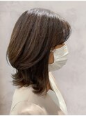 20代30代40代ブリーチなしオリーブグレージュくびれミディ
