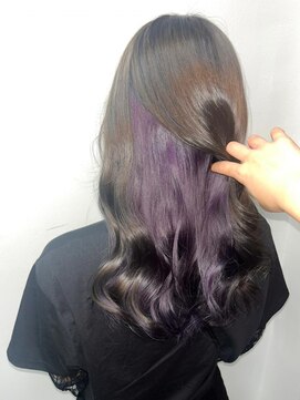 オアシス ガーデン 松戸店(Oasis GaRDEN) インナーカラー×パープルアッシュ