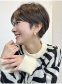 大人マッシュショート／丸みショート／イメチェン／30代40代50代