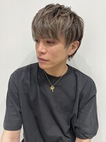 ネイロ 錦糸町(NeiRo)&nbsp;ハイライトマッシュパーマウルフアッシュブラックmen'shair