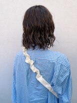前髪艶感結べるボブふんわり丸みカールデジタルパーマ大人美人