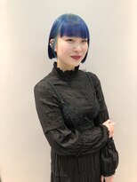 インビテーション 名古屋(invitation)&nbsp;ブルーカラー、ボブ