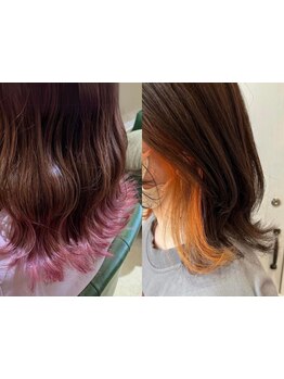 豊富なカラーMENU◎イヤリングカラー/インナーカラー等デザインカラーも充実［八千代/八千代台駅/学割U24］