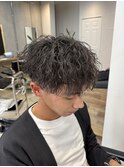 スペインカール/スパイキーショート/ブルーブラック/守谷
