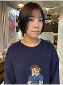 顔まわりレイヤー_顔まわりカット_ミニボブ_ショートボブ