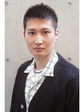 レジュアル(RESSUAL) スペインカールスパイキーショートブルーブラックフェザーパーマ