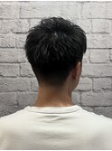 メンズ/束感ショート/ツーブロック/刈り上げ/アップバング