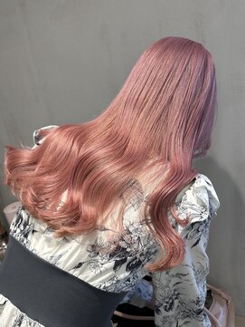 ヘアスペース リズム グリーン(Hair space Rizm green) コーラルピンク