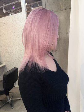 ラニヘアサロン(lani hair salon) ピンクカラー/ピンクパープル/ブリーチ/ダブルカラー/レイヤー