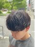 3日!カット+パーマ(シャドウ/波巻き/ツイスパ/プードル/フェザー等)[メンズ]