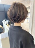 福山市Caaryショートパーマスタイルふんわりエアリー20代30代