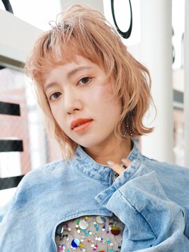 マノ 千歳烏山(MaNO) ブリーチインナーカラーダブルカラーハイライト髪質改善20代101