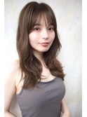 韓国巻き/韓国風レイヤー/顔まわりレイヤー/20代30代40代