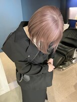 ソー(so.)&nbsp;ラベンダーベージュ/切りっぱなしボブ/タッセルボブ/横浜