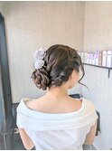 サイドお団子スタイル