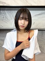 サラ 天神大名店(SARA) 【天神】タッセルボブ/韓国風/ダークグレー