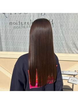 キングスベリー(Hair Relaxation King's Berry) 暗めカラー髪質改善×暗髪カラー10.24