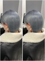 ローリン(Rolling)&nbsp;【Motoki】　10代/ミニボブ/ブルーシルバー/天神大名