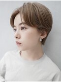 【GEEKS渋谷】マッシュショート/マロンベージュ/冬ヘア/20代30代