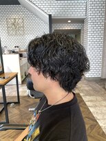 ステレオ ヘアデザイン 安城店(STEREO HAIR DESIGN)&nbsp;センターパート×スパイラルパーマ（12月）