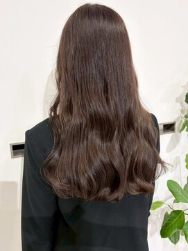 アモレット 天文館店(amoretto) ブラウンカラー 顔周りカット レイヤー 韓国ヘア 艶髪