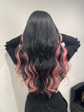 ヘアーデザイン ジェルム(Hair Design germe) プルエクステインナーピンク #しのだスペシャル