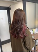 白髪ぼかし/インナーカラー/ミディアム/30代