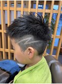 夏休み限定！バリアートツーブロック！！