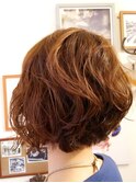 Front-downward bob perm ...