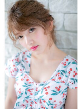 ジャスト ヘア アネックス 久里浜店(just hair ANNEX) フェミニンベージュ #ヘアセット #オージュア