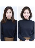 【Elsa元町・三宮】パーソナル提案   ワンレンボブ