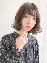 ルティア(Lutia)&nbsp;ほんのりアッシュで柔らか質感ボブに☆