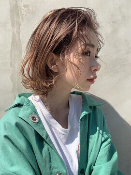 スリーバイベルベット(THREE...by velvet) シフォンピンク