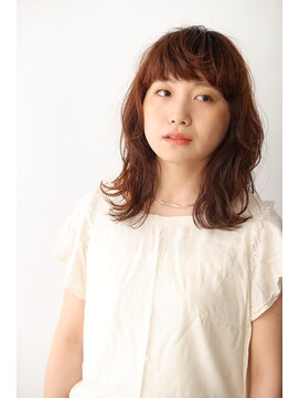 オーガニック アトリエ 大宮(organic+atelier) ミディアムヘアにオーガニックカラーとダメージレス髪質改善