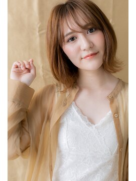 カバーヘア 上尾西口店(COVER HAIR) 外国人風透け感大人ハイライト小顔ボブウルフZ上尾10代20代30代