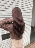 アーモンドラテピンク多め