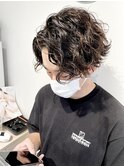 横浜★センターパートの波巻きスパイラルウルフ