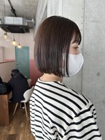 エース (ACE) 【ACE】切りっぱなしボブ×透明感ベージュカラー